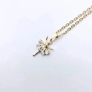 BALLET necklace | Gold plated | Dainty Necklace